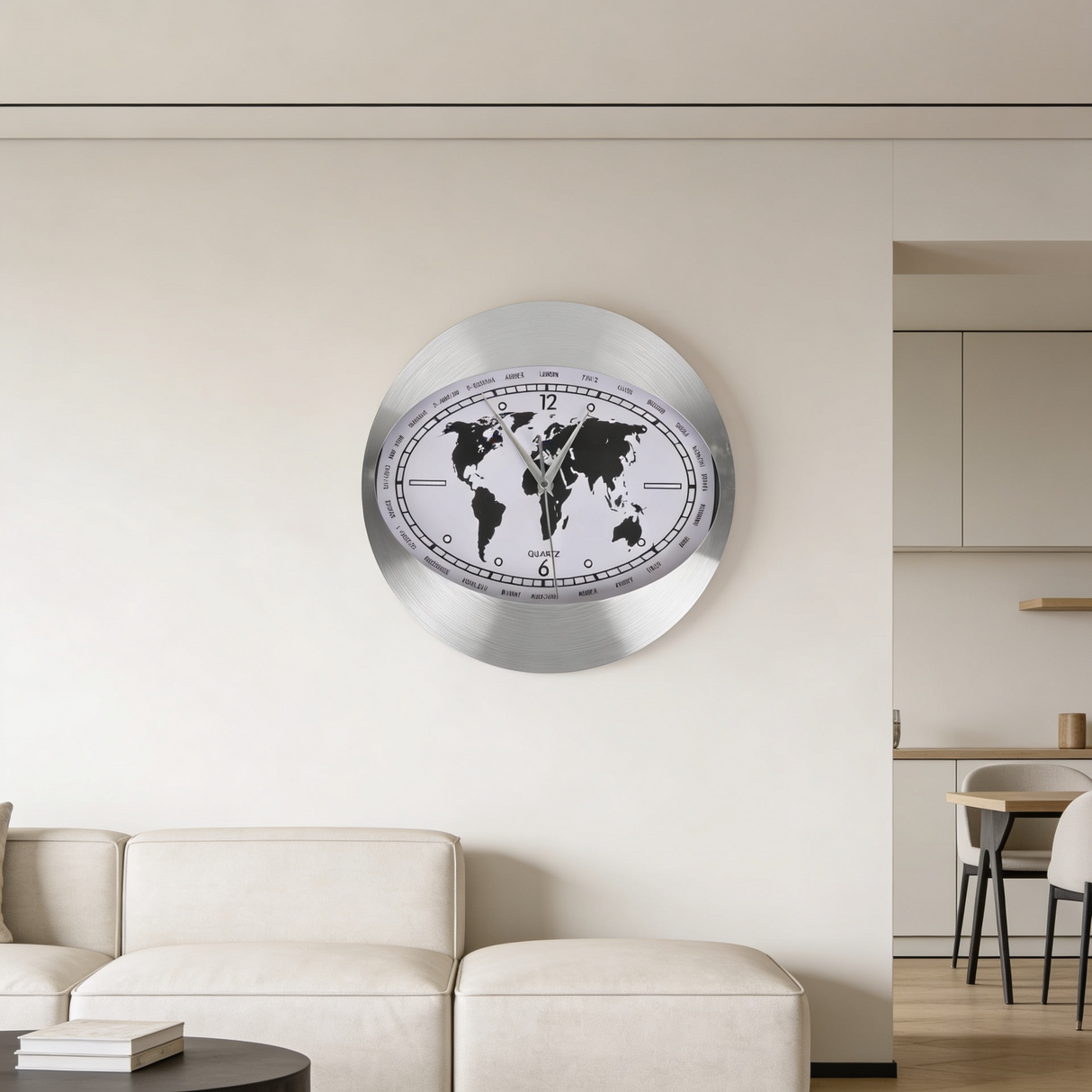Reloj Mapa Mundi30cm