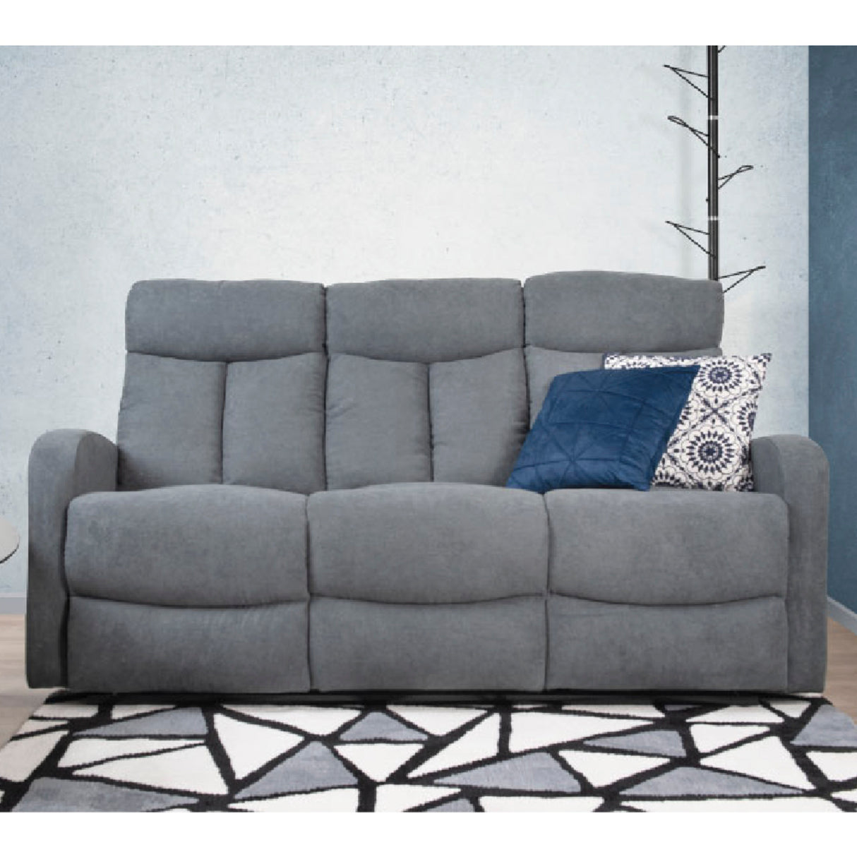 Sofá Reclino Trudy 3 Puestos (N)