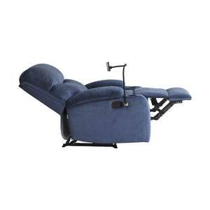 Silla Reclinable Abelyn 1 puesto (Azul) Porta Celular