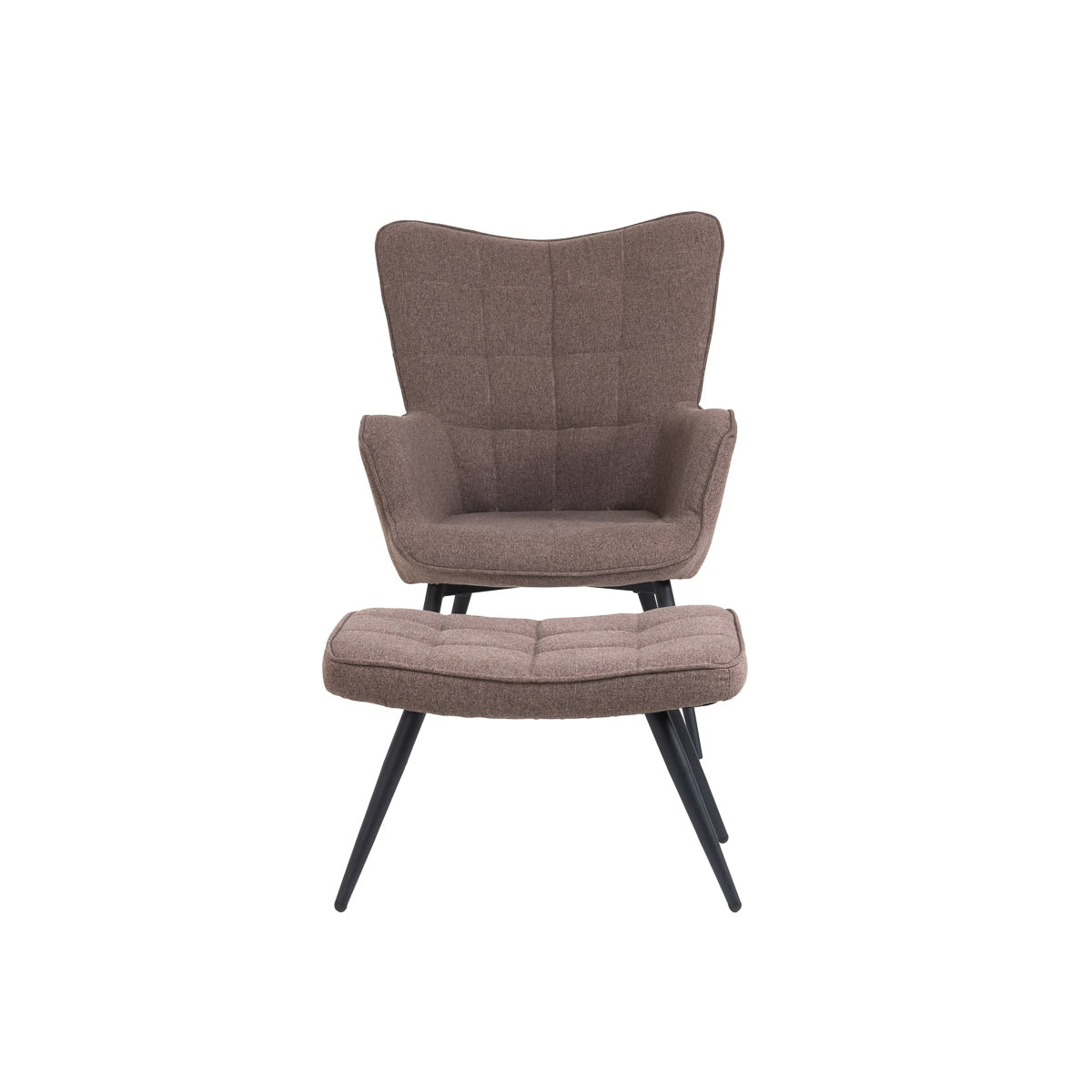 Poltrona Con Descansa Pie Laurendi Café