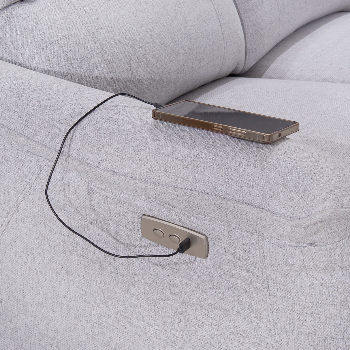 Sofá Tacito eléctrico reclinable 2P