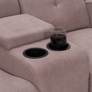 Sofá Tacio Reclinable con Consola 2P