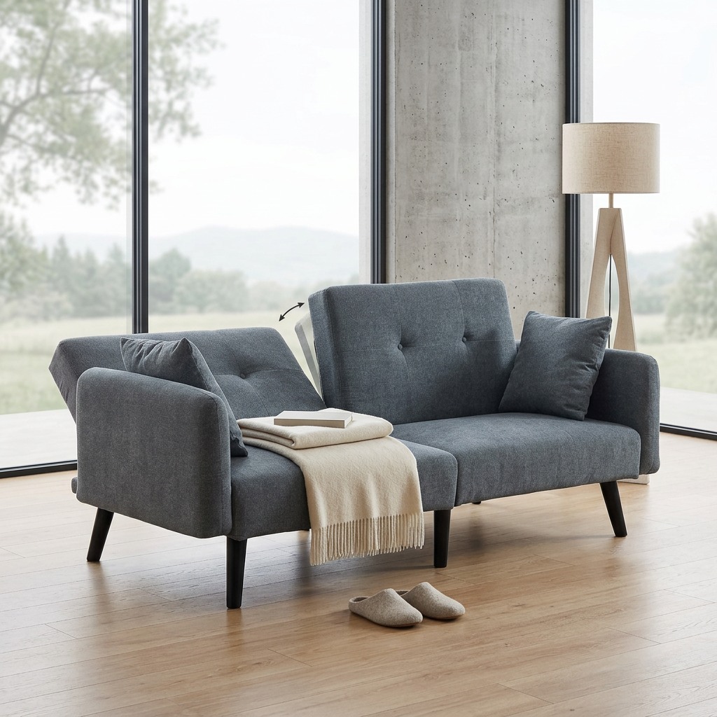 Sofá Cama Akodie Gris