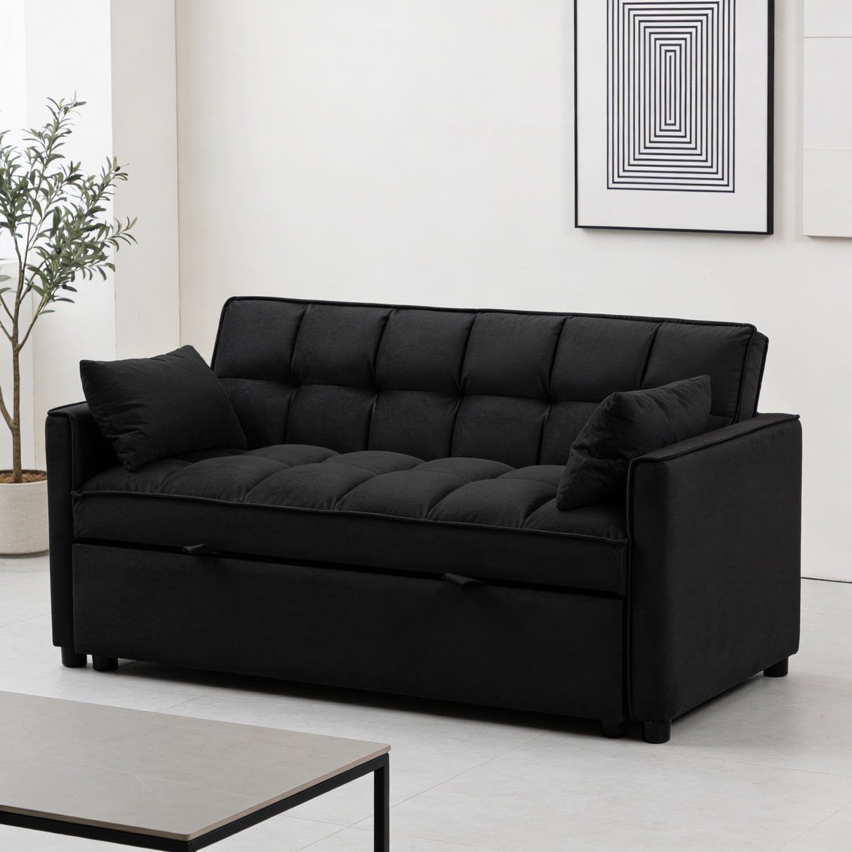Sofá Cama Aeidi Negro