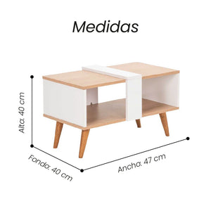 Mesa De Centro Gaia Nogal - Fiotti