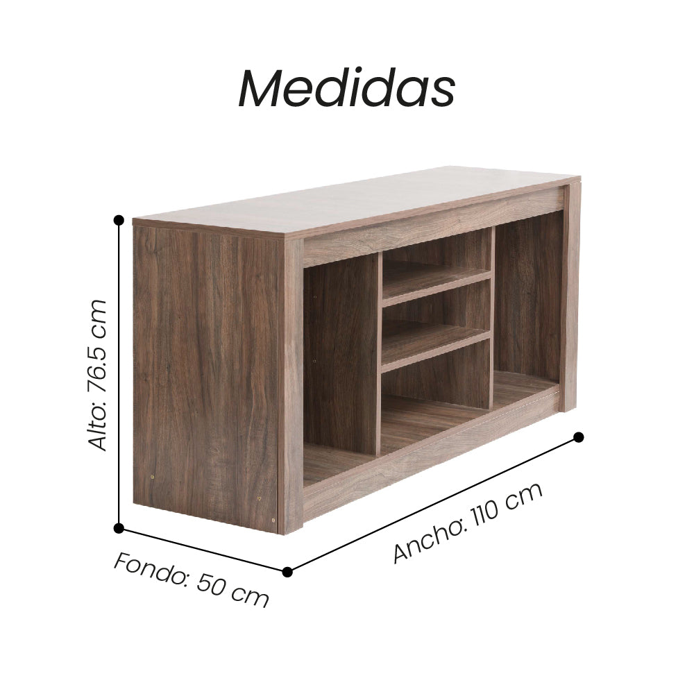 Combo Asiana - Sofá 3p + Mesa de TV 42´