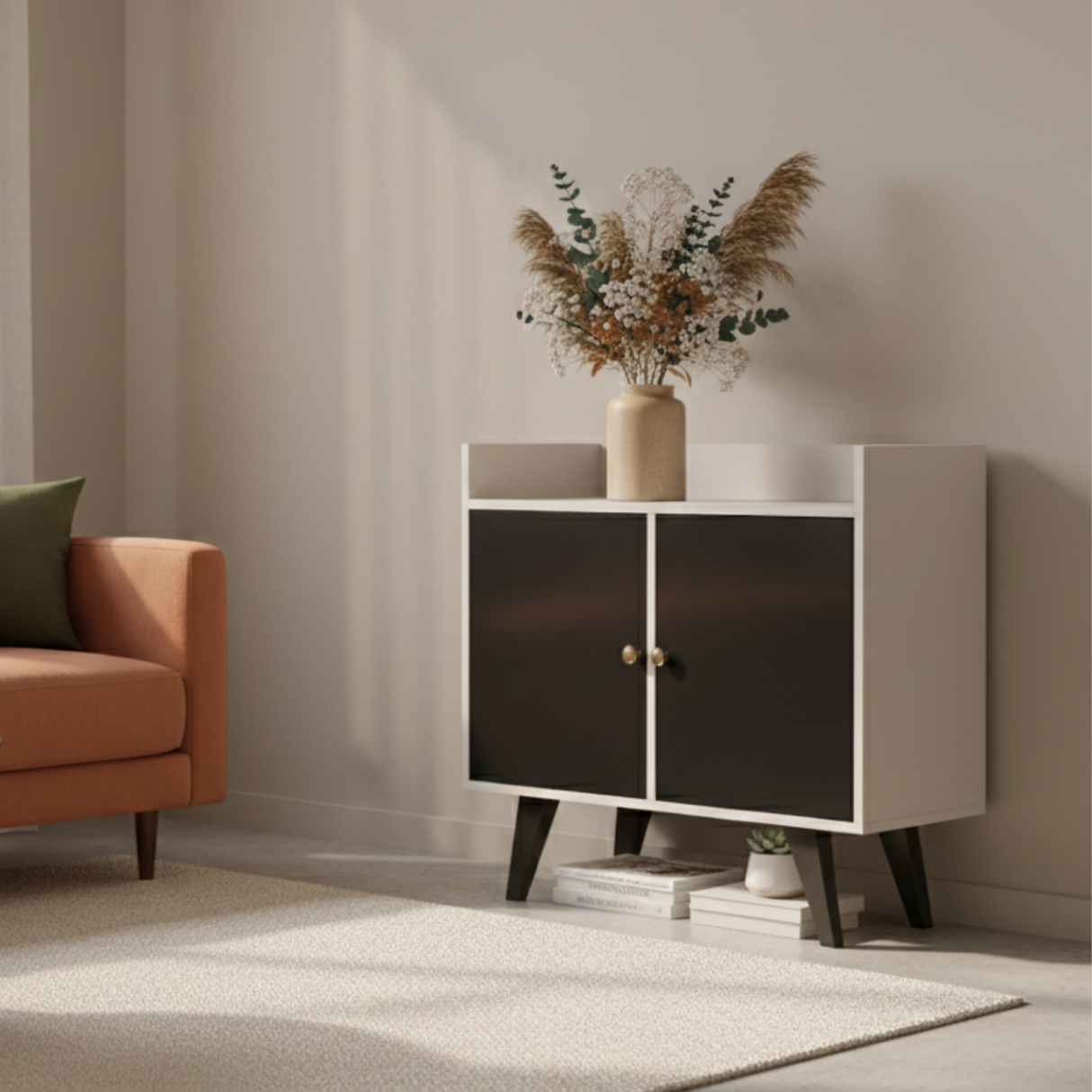 Biffet Aneto Beige/Negro