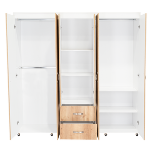Closet bariloche 2x2 blanco mqz 16mm+duna