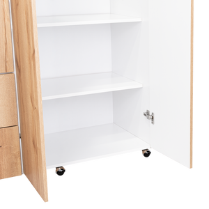 Closet bariloche 2x2 blanco mqz 16mm+duna