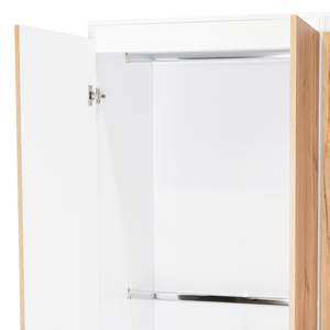 Closet bariloche 2x2 blanco mqz 16mm+duna
