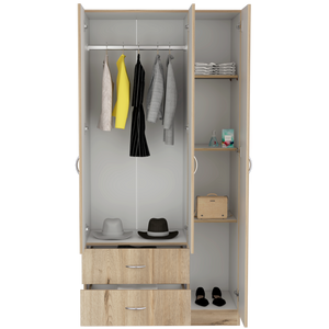 Closet austral 3p (1c) duna/blanco 180x9