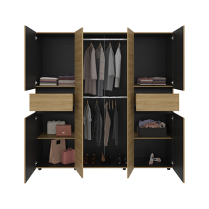 Closet Berino 200X200X51, Fresno Wengue