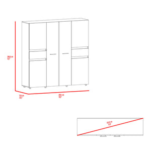 Closet Berino 200X200X51, Fresno Wengue