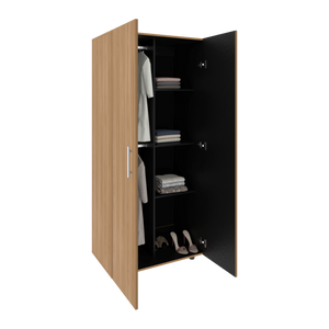 Closet Tera 180X80X48, Fresno Wengue