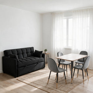 Combo Aeidi Gold Dott - Sofá Cama + Comedor 4P