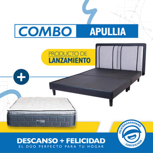 COMBO | Apullia (Cama + Colchón)