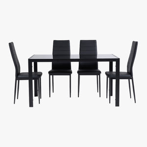 Comedor Ranjita 6P Negro