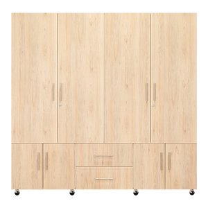 Closet cantelmo rovere/blanco 200x200x48