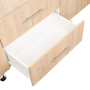 Closet cantelmo rovere/blanco 200x200x48