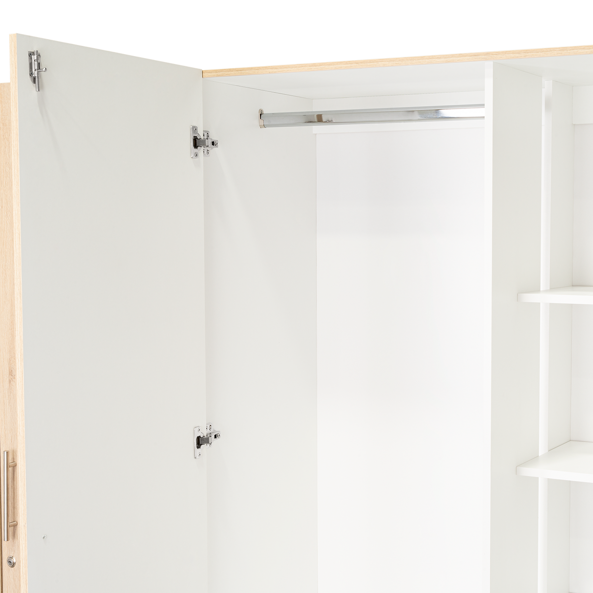 Closet cantelmo rovere/blanco 200x200x48