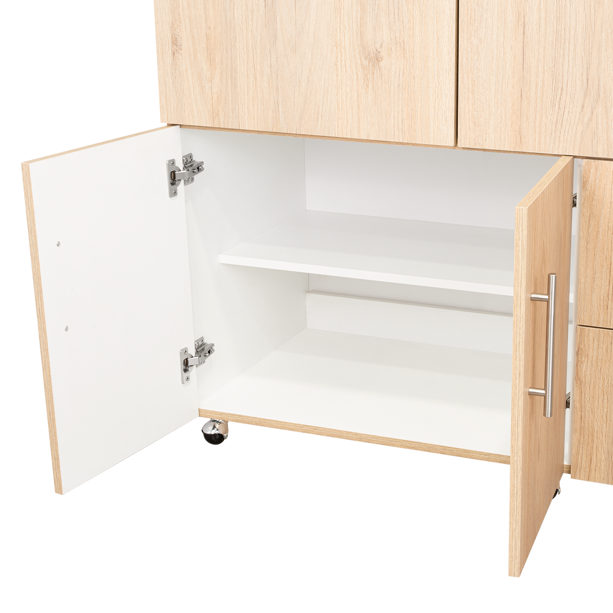 Closet cantelmo rovere/blanco 200x200x48
