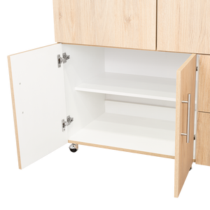 Closet cantelmo rovere/blanco 200x200x48