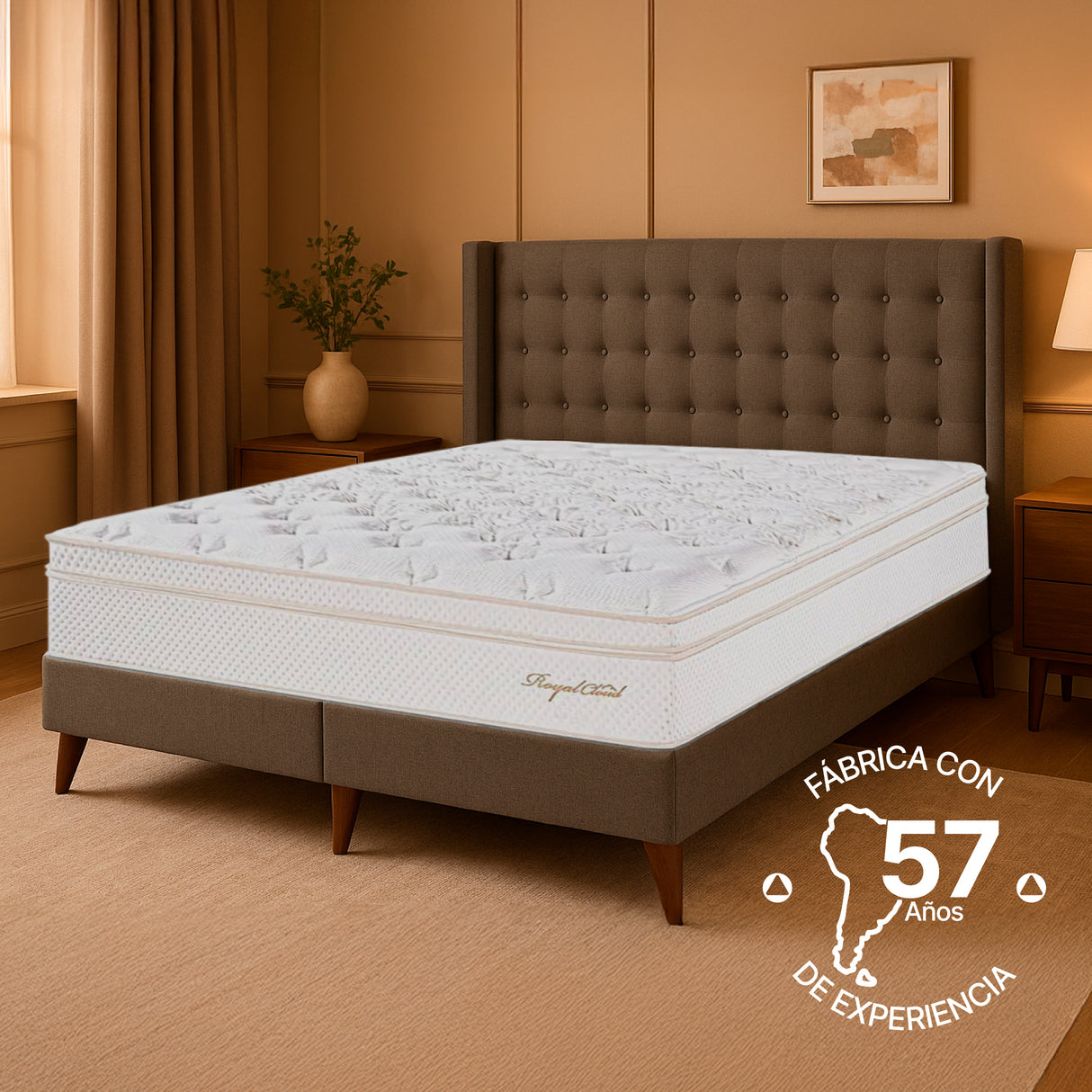 Colchón Royal Cloud Essenza Queen 1.60m
