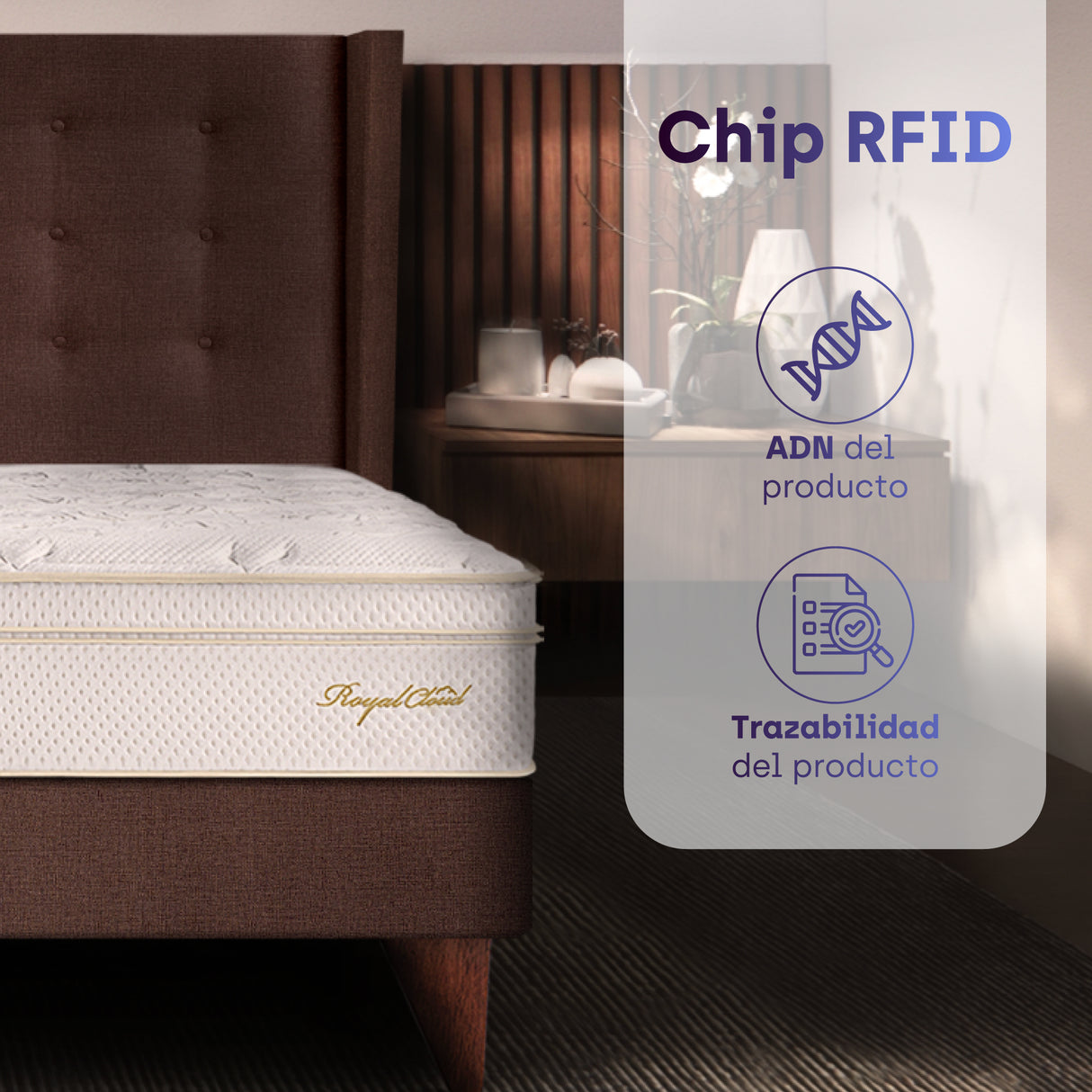 Colchón Royal Cloud Essenza Doble 1.40m