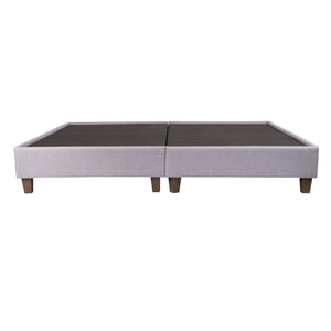 Base Cama Tapizada Gris - Fiotti