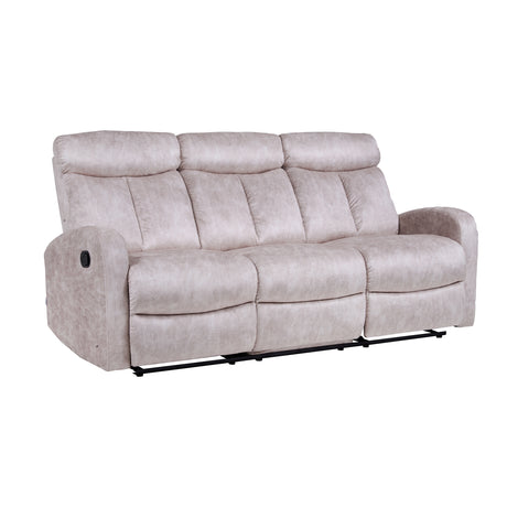 Sofá Reclino Trudy 3 Puestos (N) (Beige)
