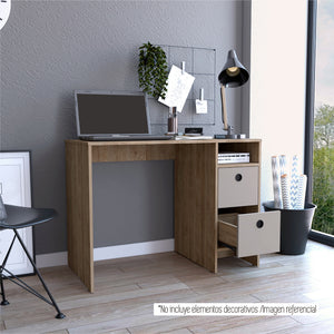 Escritorio khali z100 (1c) miel+taupe 73