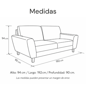 Sofá Evora 3 Puestos