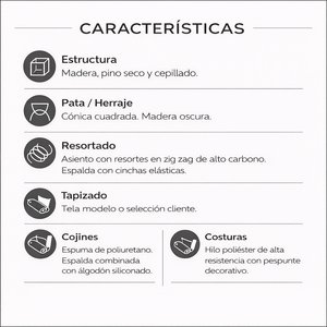 Sofá Evora 2 Puestos
