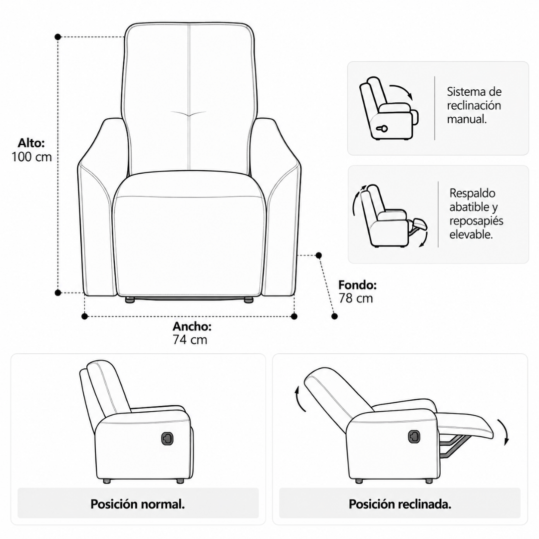 Silla Reclino Jarika