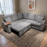 Sala en L  Kasha con Sofá Cama / Almacenamiento