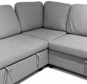 Sala en L  Kasha con Sofá Cama / Almacenamiento