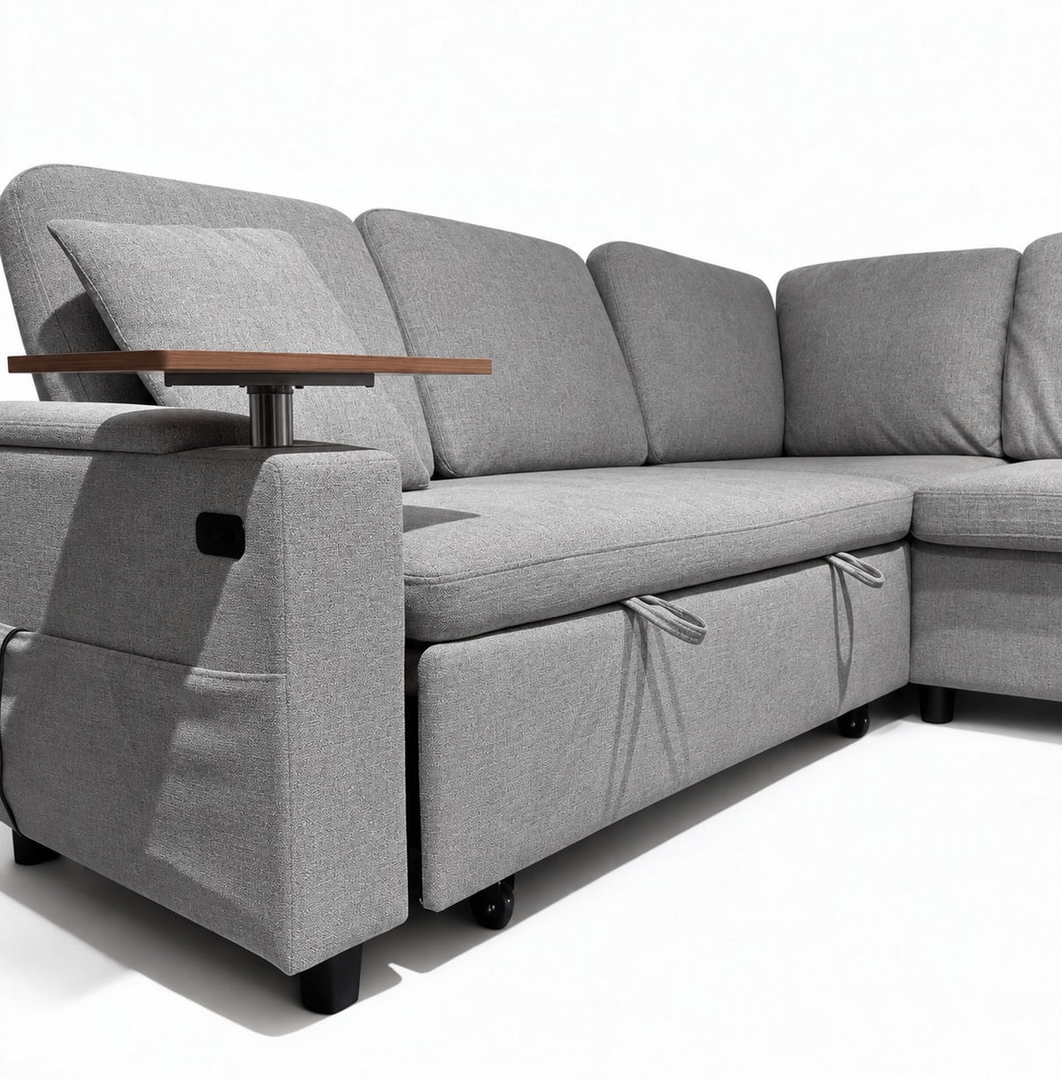 Sala en L  Kasha con Sofá Cama / Almacenamiento
