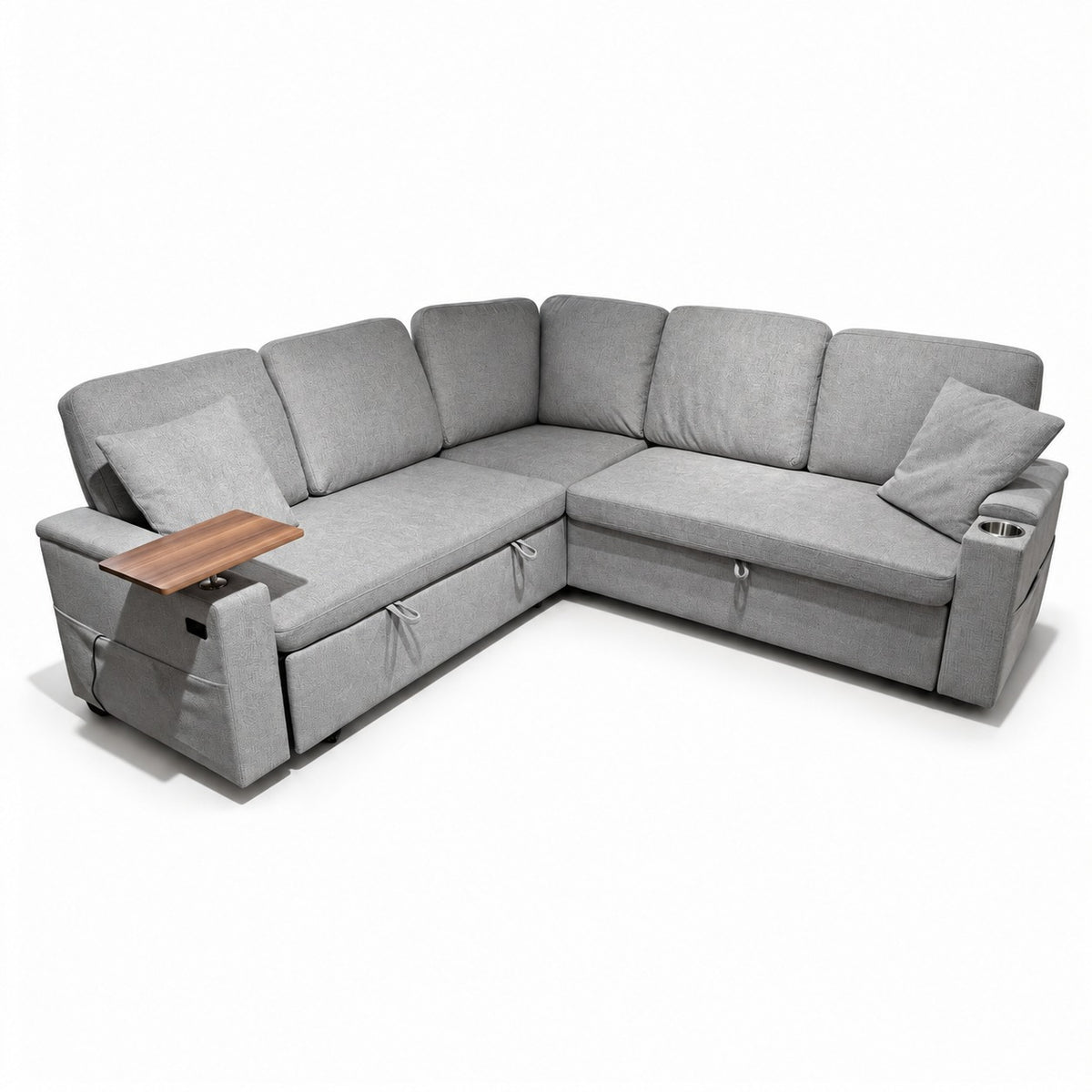 Sala en L  Kasha con Sofá Cama / Almacenamiento