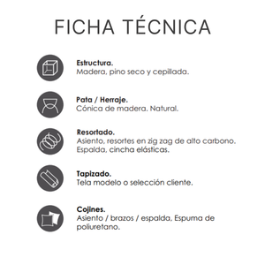 Sofá Lugano 1 Puesto