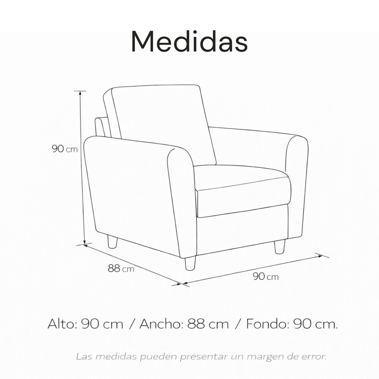 Sofá Tamesis 1 Puesto