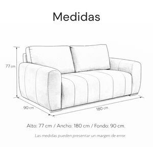 Sofá Bolssena 3 Puesto