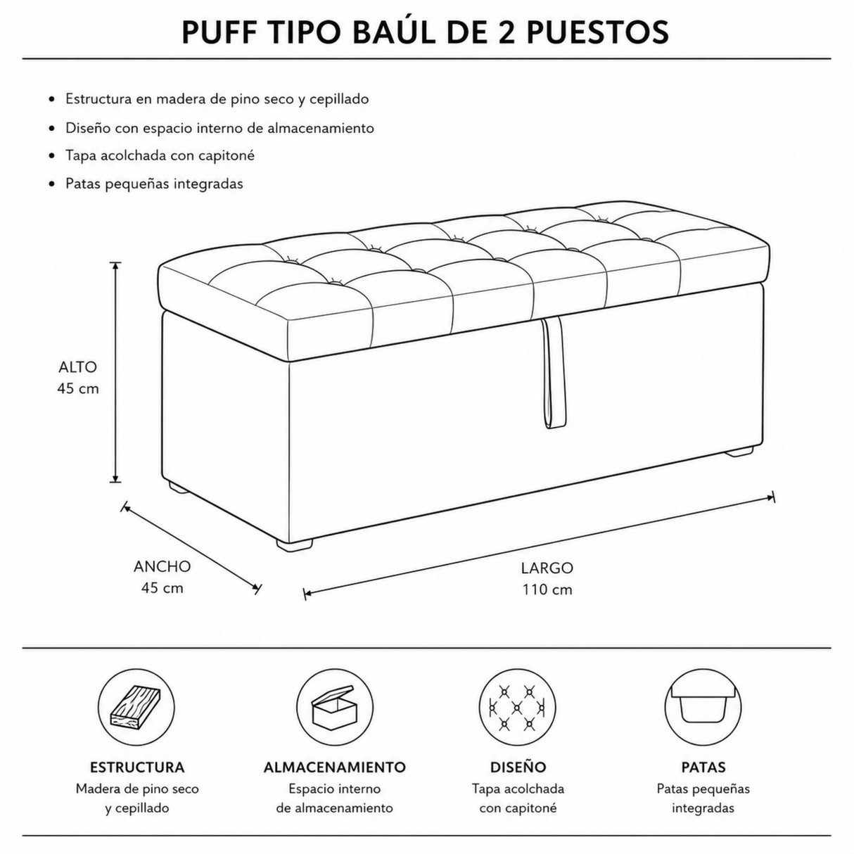 Puff Cajón Obi
