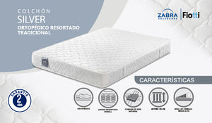 Colchón New Zabra Silver