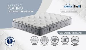 Colchón New Zabra Platino