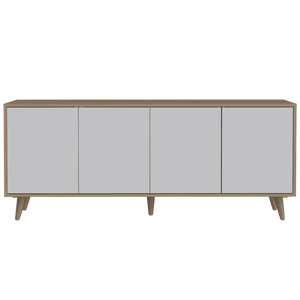 Rack para tv bora (1c) rovere+blanco mqz