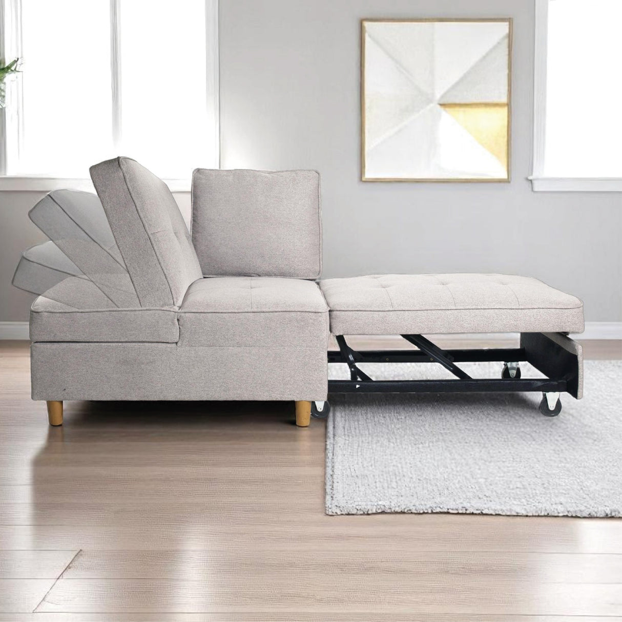 Sofá Cama Xacobe 2P Gris