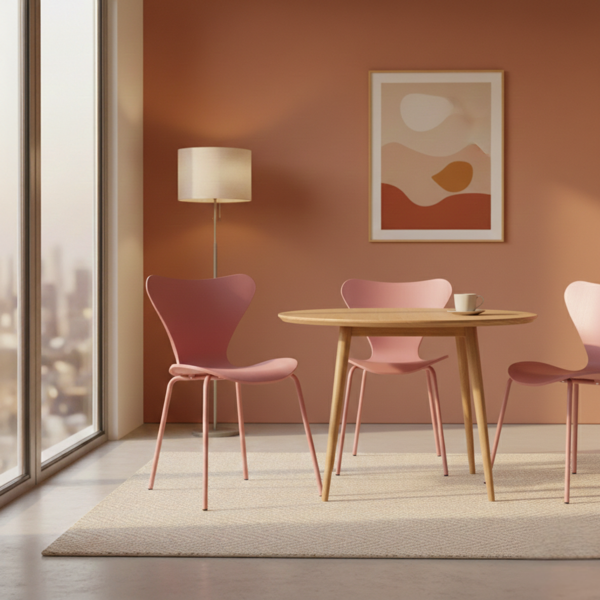 Silla De Comedor Soniay (Rosado)