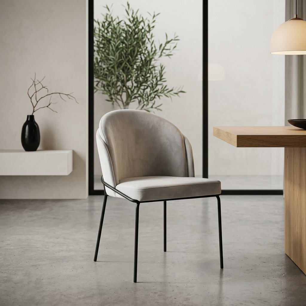 Silla de comedor Avihai (Gris)