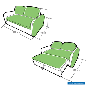 Sofá Cama Orvietto 2P