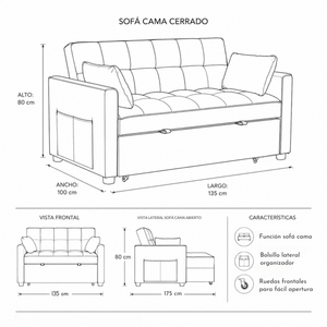 Sofá Cama Aeidi
